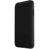 Speck Products Presidio Folio Leather iPhone Xs Max Case, Black/Black