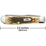 CASE XX WR Pocket Knife Amber Bone Mini Trapper Item #013 - (6207 SS) - Length Closed: 3 1/2 Inches …