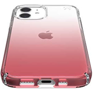 Speck Products Presidio Perfect-Clear Ombre iPhone 12, iPhone 12 Pro Case, Clear/Vintage Rose