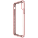 Speck iPhone XS Presidio Show Case, Show Off Your Phone and Stay Protected with IMPACTIUM 10-Feet Drop Protection, Clear/Rose Gold