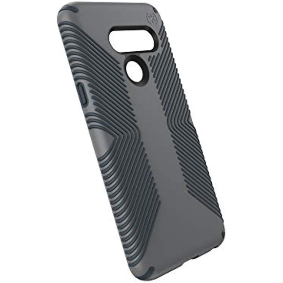 Speck Products Presidio Grip LG G8 THINQ Case, Graphite Grey/Charcoal Grey