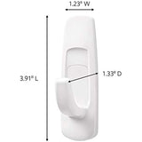 Command Large Utility Hook, White, 3-Hooks, 6-Strips (17003-3ES)