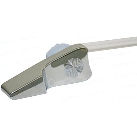 Universal Plastic Toilet Tank Flush Lever, Chrome Finish Handle, Fits Most Toilets
