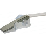 Universal Plastic Toilet Tank Flush Lever, Chrome Finish Handle, Fits Most Toilets