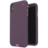 Speck Products Compatible Phone Case for Apple iPhone Xs Max, Presidio Sport Case, Vintage Purple/Pitaya Pink/Cattleya Pink