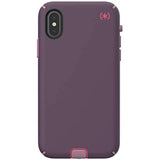 Speck Products Compatible Phone Case for Apple iPhone Xs Max, Presidio Sport Case, Vintage Purple/Pitaya Pink/Cattleya Pink