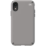 Speck Products Presidio2 PRO Case, Compatible with iPhone XR, Cathedral Grey/Graphite Grey/White