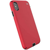 Speck Products Compatible Phone Case for Apple iPhone Xs Max, Presidio Sport Case, Heartrate Red/Sidewalk Grey/Black