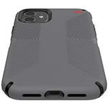 Speck Products Presidio2 Grip Case, Compatible with iPhone 11, Graphite Grey/Cathedral Grey/Black/Blood Red