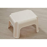 Rubbermaid Roughneck Step Stool, Bisque, Lightweight, Holds up to 300 pounds, Ideal for Kitchen and Bath, Skid-Resistant