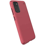 Speck Products Presidio PRO Samsung Galaxy S20 Case, SoftMaroon/Samba Red