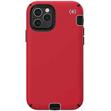 Speck Products Compatible Phone Case for Apple iPhone 11 Pro, Presidio Sport Case, Heartrate Red/Sidewalk Grey/Black