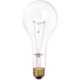 Satco S4959 130V 300 Watt PS25 Medium Base Light Bulb, Clear
