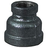 SUPPLY GIANT CNSD4005 2 X 1 Black Malleable Iron Reducing Coupling, 2 in. x 1