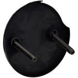 Universal Bathtub Drain Two Hole Overflow Faceplate with SS304 Screws Bathtub Overflow (Matte Black)