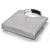 Collapsible Fabric Laundry Hamper - Portable, Foldable Large Capacity Laundry Basket, Durable Comfortable Padded Carry Handles, Self Standing Washing Bin, Folds Easily in Laundry Room Storage. (Grey)