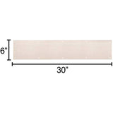 National Hardware Kickplate for Front Doors in Satin Nickel, 6'x30' Door Plate for Exterior Doors Like Front, Back, or Garage Doors Where a Kick Plate Will Add Protection Mud and Scratches, N270-314