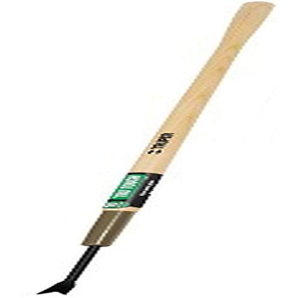 Truper 30306 Tru Tough 38-Inch Lawn Weeder with V-Notched Blade and 1-Inch Ash Handle , Ash Wood
