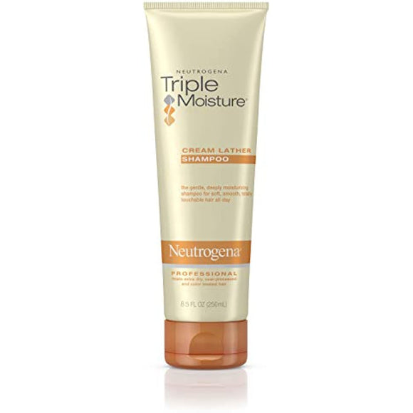 Neutrogena Triple Moisture Cream Lather Shampoo 8.5 Oz