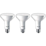 Philips LED Dimmable BR30 Light Bulb: 650-Lumen, 2700-Kelvin, 11-Watt (65-Watt Equivalent) E26 Base, Frosted, Soft White, 3-Pack
