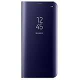 Samsung EF-ZG955CVEGUS Clear View Standing Cover Flip Case for Galaxy S8+ ONLY with kickstand, Orchid Grey