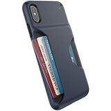 Speck Products Presidio Wallet iPhone Xs Max Case, Eclipse Blue/Carbon Black