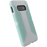 Speck Products Presidio Grip Samsung Galaxy S10e Case, Dolphin Grey/Aloe Green