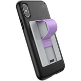 Speck Products GrabTab Cell Phone Holder and Stand, Works with Most Cell Phones - Dolphin Grey/Caprice Purple