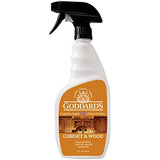 Goddard’s Cabinet Makers Wax Cleaning Spray – Wood Cleaner & Furniture Polish to Shine & Protect – Wood Cleaner Spray w/Bee Wax & Lemon Oil for Furniture – Non-Abrasive Wood Polish (23 oz)