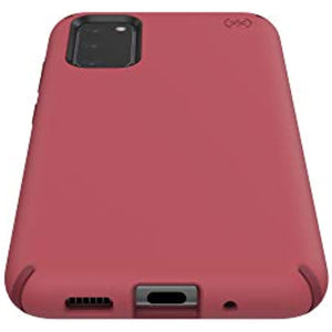 Speck Products Presidio PRO Samsung Galaxy S20 Case, SoftMaroon/Samba Red