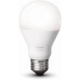 Philips Hue White A19 60W Equivalent Single LED Light Bulb, Works with Alexa, Apple HomeKit and Google Assistant, (All US Residents)