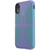 Speck Products CandyShell Grip iPhone Xs/iPhone X Case, Wisteria Purple/Mykonos Blue