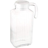 Luminarc Quadro 1.7-Liter (57.5 Ounce) Pitcher, Glass, 1, Clear