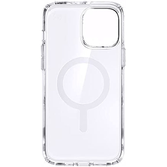Speck Products Presidio Perfect Clear + MagSafe iPhone 12 Pro Max Case, Clear/Clear