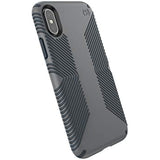 Speck Products Compatible Phone Case for Apple iPhone Xs/iPhone X, Presidio Grip Case, Graphite Grey/Charcoal Grey