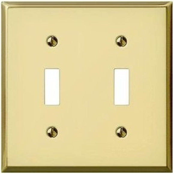 Creative Accents Toggle Wall Plate 2 Gang Carded