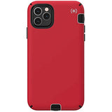 Speck Products Compatible Phone Case for Apple iPhone 11 Pro Max, Presidio Sport Case, Heartrate Red/Sidewalk Grey/Black