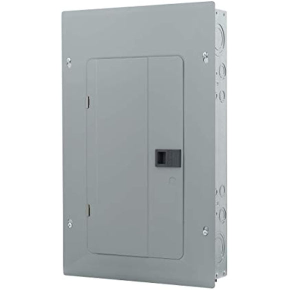 Eaton BRP20B100 Load Center, Indoor, Combination Cover, 20 Space/20 Pole, 100-Amp Main Breaker - Quantity 1