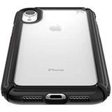 Speck Products Presidio V-Grip iPhone XR Case, Clear/Black