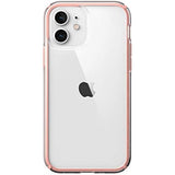 Speck Products Presidio Perfect-Clear Impact Geo iPhone iPhone 12, iPhone 12 Pro Case, Clear/Rosy Pink (138491-9356)