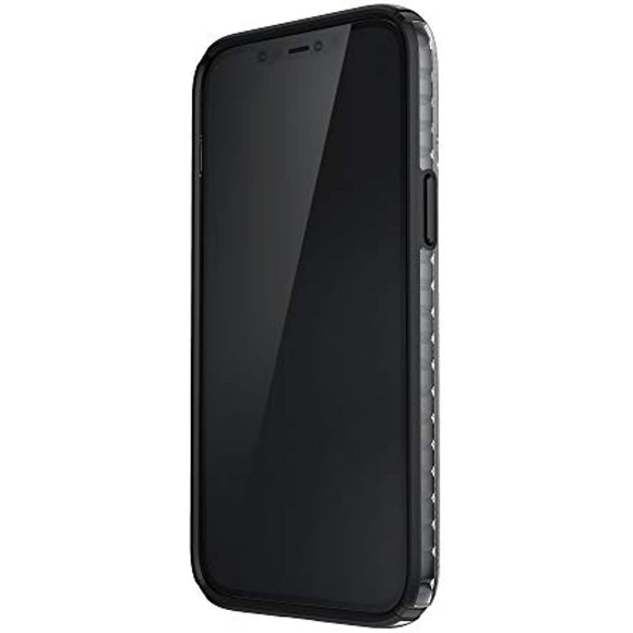 Speck Products Presidio2 Armor Cloud iPhone 12 Pro Max Case, Clear/Black/White Hot/Black/Black (138497-9254)