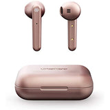 Urbanista Stockholm True Wireless Earbuds 14H Playtime Bluetooth 5.0 with Charging Case, Touch Controls & Dual Mic Earphones Compatible with Android and iOS - Rose Gold