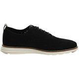 Cole Haan Men's Original Grand Knit Wing TIP II Sneaker, BLACK/IVORY, 8 M US