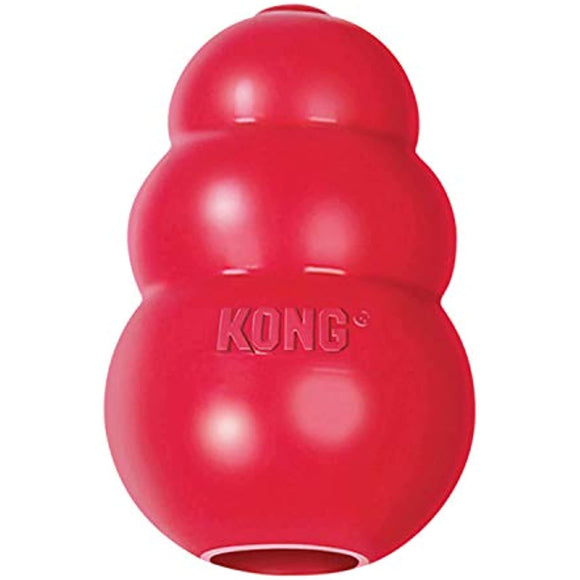 KONG - Classic Dog Toy, Durable Natural Rubber- Fun to Chew, Chase and Fetch -