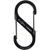 Nite Ize SB3-03-01 Size-3 S-Biner Dual Carabiner, Stainless-Steel, Black