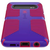 Speck Products CandyShell Grip Samsung Galaxy S10 Case, Ultraviolet Purple/Ruby Red