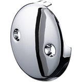 Universal Bathtub Drain Two Hole Overflow Faceplate with SS304 Screws Bathtub Overflow (Chrome Plate)