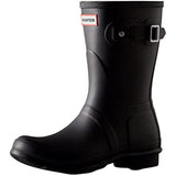HUNTER Women's Original Short Snow Boot, Black, 10 B(M) US
