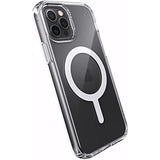 Speck Products Presidio Perfect Clear + MagSafe iPhone 12 / iPhone 12 Pro Case, Clear/Clear