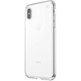 Speck Products Compatible Phone Case for Apple iPhone XR, Presidio Stay Clear Case, Clear/Clear (119390-5085)